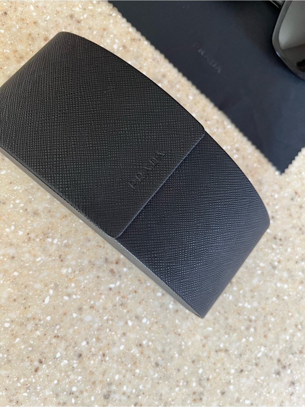 Prada Glossy Black Oversized Square Sunglasses - Picture 5 of 6